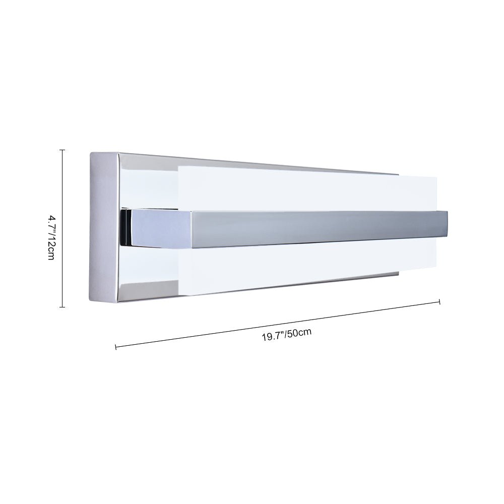 Dimmable Rectangular LED Vanity Light - LightfixturesUAE