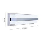 Dimmable Rectangular LED Vanity Light - LightfixturesUAE