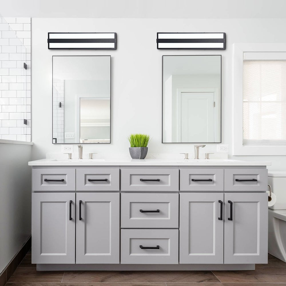 Dimmable Rectangular LED Vanity Light - LightfixturesUAE
