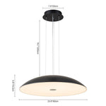 Dimmable Saucer LED Dome Pendant Lighting - LightfixturesUAE