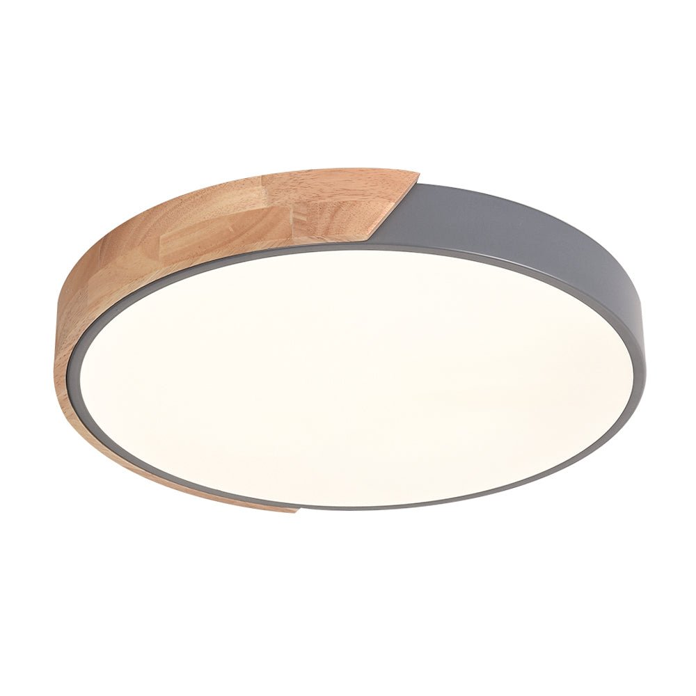 Dimmable With Romote Control LED Round Flush Mount Ceiling Light - LightfixturesUAE