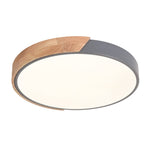 Dimmable With Romote Control LED Round Flush Mount Ceiling Light - LightfixturesUAE