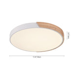 Dimmable With Romote Control LED Round Flush Mount Ceiling Light - LightfixturesUAE
