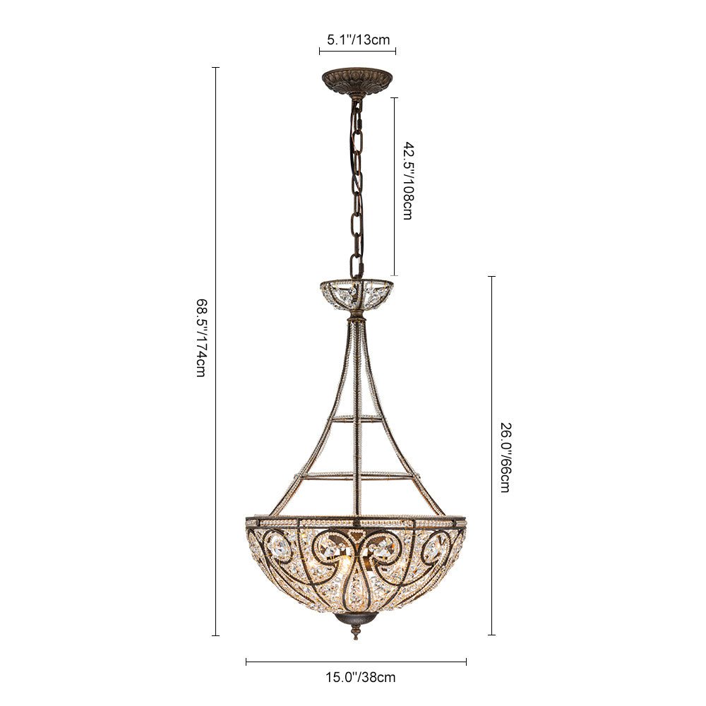 Elizabeth Style 4 - Light Empire Chandelier - LightfixturesUAE