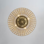 European Court Style Antique Brass Diamond - Shaped Crystal Chandelier - LightfixturesUAE