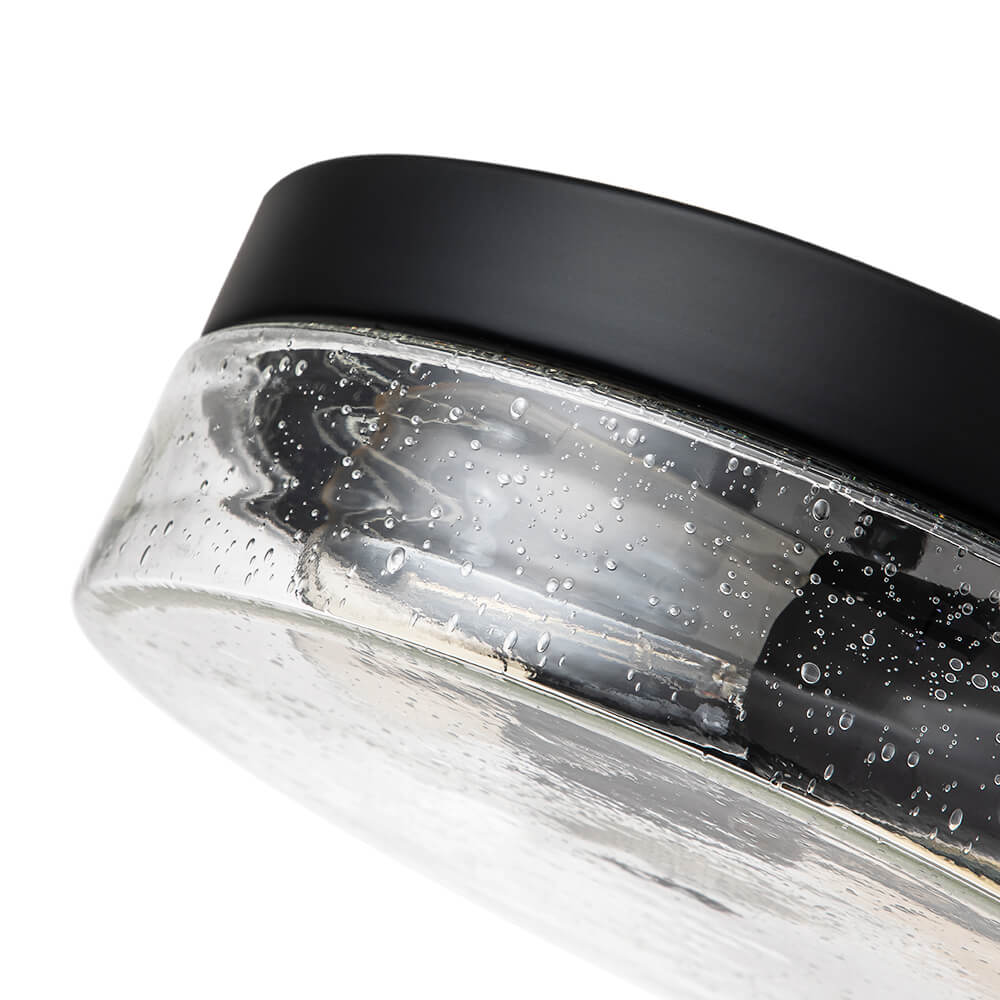 Farmhouse 2 - Light Seeded Glass Flush Mount Ceiling Light - LightfixturesUAE