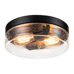 Farmhouse 2 - Light Seeded Glass Flush Mount Ceiling Light - LightfixturesUAE