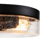 Farmhouse 2 - Light Seeded Glass Flush Mount Ceiling Light - LightfixturesUAE