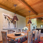 Farmhouse Vintage 1 Light Cone Pendant Light - LightfixturesUAE