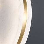 Glam Modern Gold Marble Stone Pendant Light - LightfixturesUAE