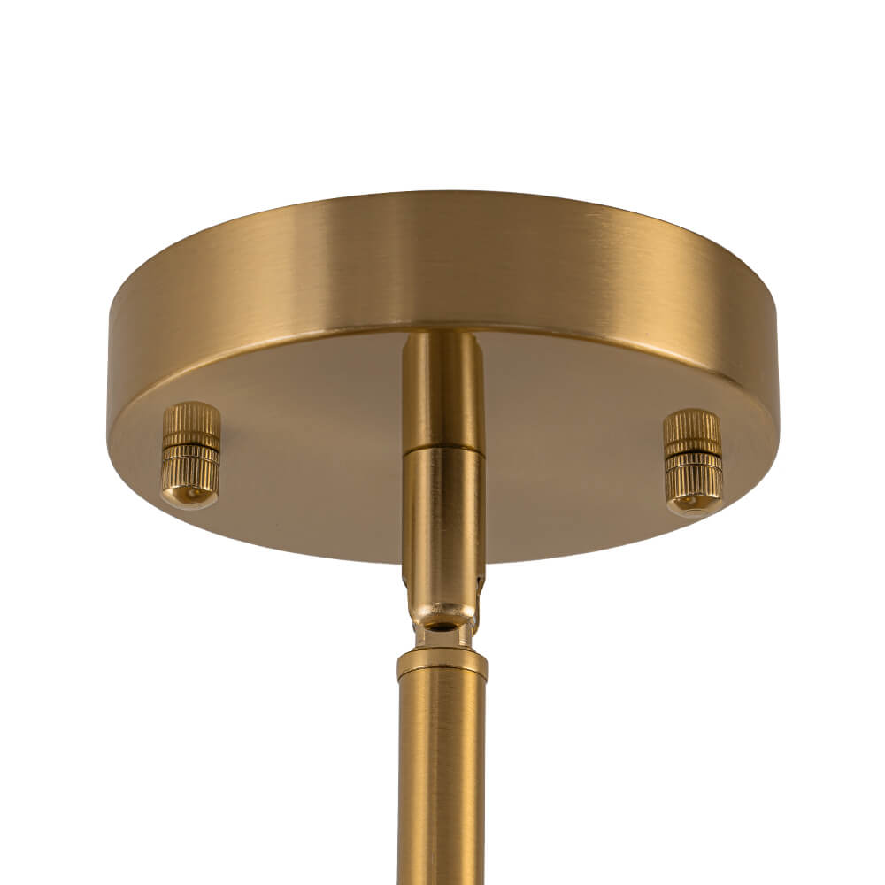Hand - Woven Bohemian Single Light Semi Flush Mount - LightfixturesUAE