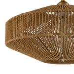 Hand - Woven Bohemian Single Light Semi Flush Mount - LightfixturesUAE