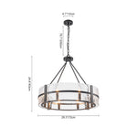 Industrial 8 - Light Round Handcrafted Water - Textured Glass Chandelier - LightfixturesUAE