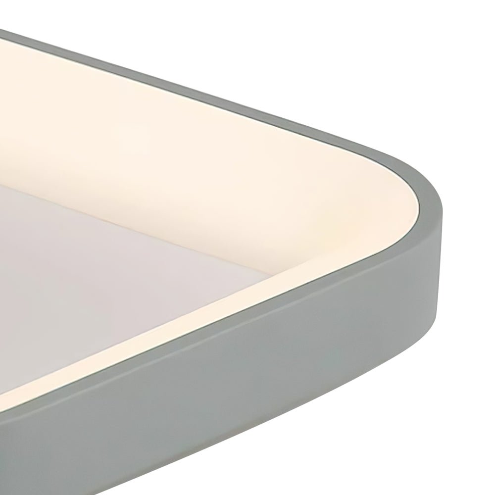LED Acrylic Flat Square Flush Mount Ceiling Light - LightfixturesUAE