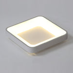 LED Acrylic Flat Square Flush Mount Ceiling Light - LightfixturesUAE