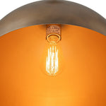 LightfixturesUAE-1-Light Modern Industrial Brass Dome Pendant Light-Pendant Lights-Small-
