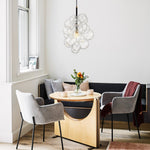 LightfixturesUAE-1-Light Modern Minimalist Cluster Grape Ribbed Glass Pendant Light-Pendant Lights-1-Light-