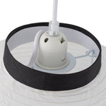 LightfixturesUAE-1-Light Modern Nordic Handmade White Paper 2-Tiered Pendant Light-Pendant Lights-B-