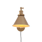 LightfixturesUAE-1-Light Modern Swing Arm Conical Wall Sconce-Wall Lights-Black-