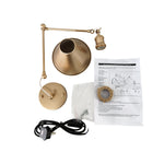 LightfixturesUAE-1-Light Modern Swing Arm Conical Wall Sconce-Wall Lights-Black-