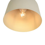 LightfixturesUAE-1-Light Nordic Cream Style Khaki Drum Single Pendant Light-Pendant Lights-Khaki-
