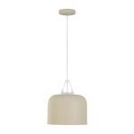 LightfixturesUAE-1-Light Nordic Cream Style Khaki Drum Single Pendant Light-Pendant Lights-Khaki-