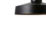LightfixturesUAE-1-Light Nordic Minimalism White Wooden-Color Iron Conical-Shaped Pendant Light-Pendant Lights-Black-