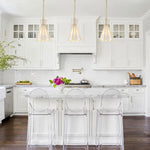 LightfixturesUAE-1-Light Petal Shell Antique Gold Pendant Light-Chandeliers-Antique Gold-