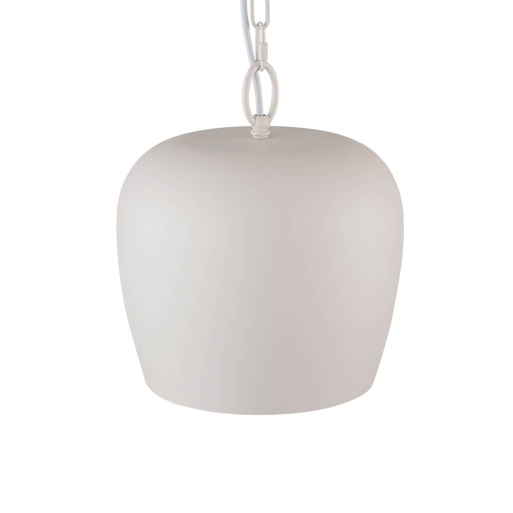 LightfixturesUAE-1-Light Scandinavian Geometric White Metal Pendant Light-Pendant Lights-Conical-