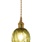 LightfixturesUAE-1-Light Vintage Glass Tulip Pendant Light-Pendant Lights-Clear-