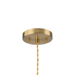 LightfixturesUAE-1-Light Vintage Striped Glass Dome-Shaped Pendant Light-Pendant Lights-Green-