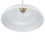 LightfixturesUAE-1-Light Vintage Striped Glass Dome-Shaped Pendant Light-Pendant Lights-Green-
