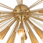 LightfixturesUAE-10-Light Modern Metal Sputnik Sunburst Chandelier-Chandeliers-Brass-