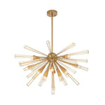 LightfixturesUAE-10-Light Modern Metal Sputnik Sunburst Chandelier-Chandeliers-Brass-