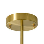 LightfixturesUAE-12-Light Mid-Century Modern 2-Tiered Bubble Glass Globe Sputnik Chandelier-Chandeliers-Brass-Ribbed Globe