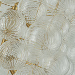 LightfixturesUAE-12-Light Modern Large Tiered Ribbed Glass Bubble Grape Cluster Chandelier-Chandeliers-12-Light-Brass