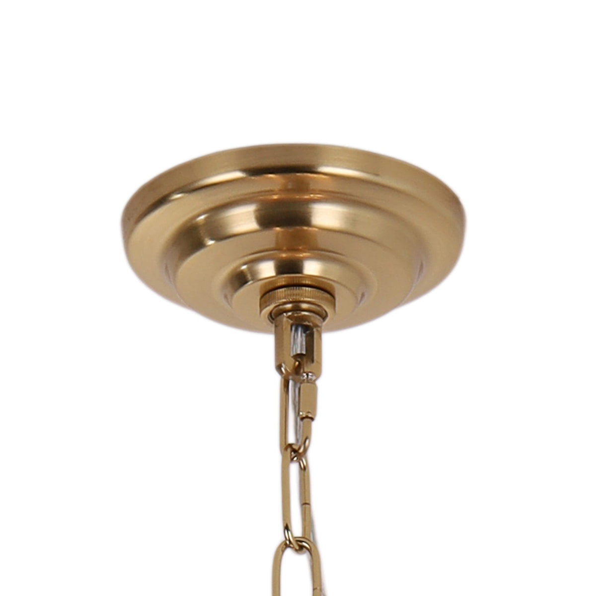 LightfixturesUAE-12-Light Romantic Luxury Dandelion-Shaped Chandelier with Sparkling Crystals-Chandeliers-Brass-