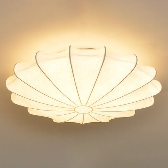 LightfixturesUAE-1/3-Light Modern Soft White Silk Flush Mount Ceiling Lamp-Ceiling Lights-40cm (1 light)-