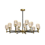 LightfixturesUAE-15-Light Mid Century Modern Crystal Glass Sputnik Chandelier-Chandeliers-15-Light-