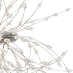 LightfixturesUAE-15-Light Modern Glam Starburst Dandelion Crystal Glass Linear Chandelier-Chandeliers-Chrome-