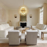 LightfixturesUAE-16-Light Luxury Dandelion Crystal Firework Sputnik Chandelier-Chandeliers-Chrome-