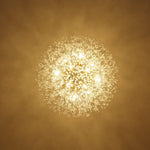 LightfixturesUAE-16-Light Luxury Dandelion Crystal Firework Sputnik Chandelier-Chandeliers-Chrome-