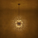 LightfixturesUAE-16-Light Modern Glam Starburst Dandelion Crystal Glass Chandelier-Chandeliers-16-Light-