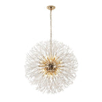 LightfixturesUAE-16-Light Modern Glam Starburst Dandelion Crystal Glass Chandelier-Chandeliers-16-Light-