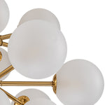 LightfixturesUAE-19-Light Mid-Century Modern Tiered Cluster Glass Globe Chandelier-Chandeliers-Black-