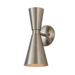 LightfixturesUAE-2-Light Mid-Century Modern Starry Hourglass Mcm Wall Sconces-Wall Lights-Nickle-