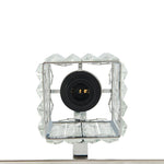 LightfixturesUAE-3-Light Dimmable Mid-century Modern Square Crystal Wall Sconce-Wall Lights-Black+Brass-