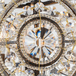 LightfixturesUAE-3-Light Modern Retro Bronze Round Cage Semi Flush Mount-Ceiling Lights - 