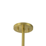 LightfixturesUAE-3-Light Opal Glass Brass Semi Flush Mount Ceiling Light-Ceiling Lights-Brass-