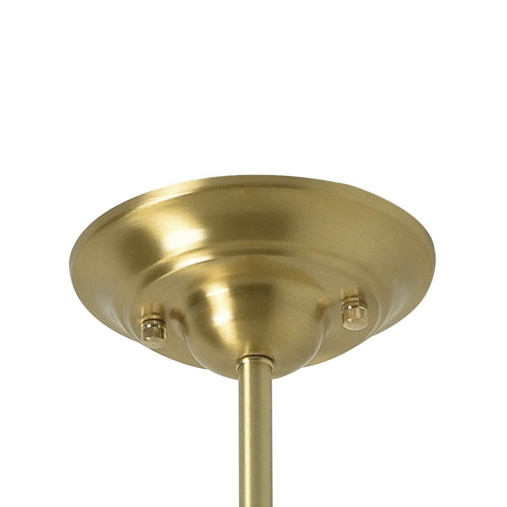 LightfixturesUAE-3/4 Light Modern Pleated Fabric Drum Cone Semi Flush Ceiling Light-Ceiling Lights-3-Light-